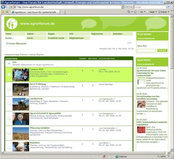 Agrarforum.de - Die neue Online-Community für die Landwirtschaft Bild: Agrarforum.de - Die neue Online-Community für die Landwirtschaft