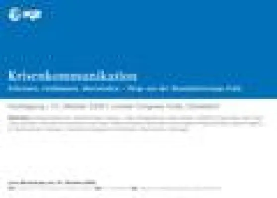 Bild: "K2" - Referenten von Opel, Telekom und Vattenfall auf Tagung Krisenkommunikation