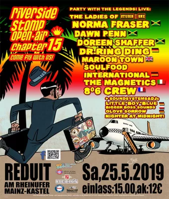 Bild: RIVERSIDE STOMP FESTIVAL am 25.5.19 in der Reduit - Mainz-Kastel!
