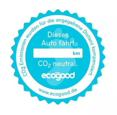 Bild: ecogoods Klimavignette lässt Autos klimaneutral fahren – ersetzt aber nicht die Umweltplakette