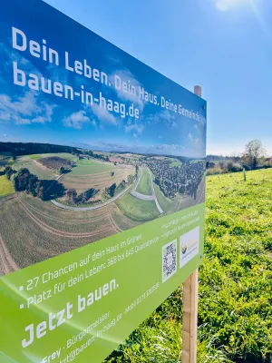 Bild: Schönbrunn: Erstes Grundstück im Baugebiet „Im Viertel III“ in Haag verkauft