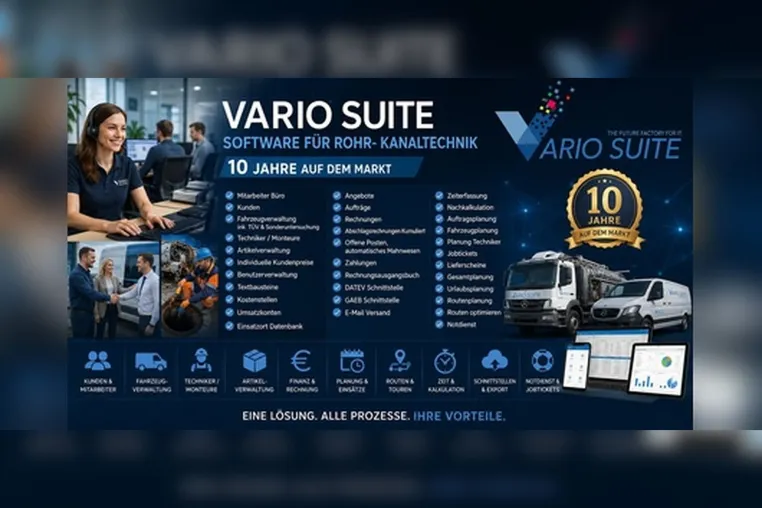 Bild: 10 Jahre VARIO-SUITE: Digitalisierung für das Handwerk 