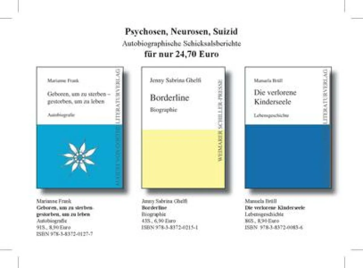 Buchpaket: psychische Krankheiten