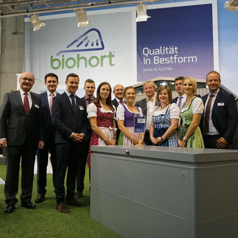 Das Biohort Team auf der Weltleitmesse spoga+gafa in Köln.