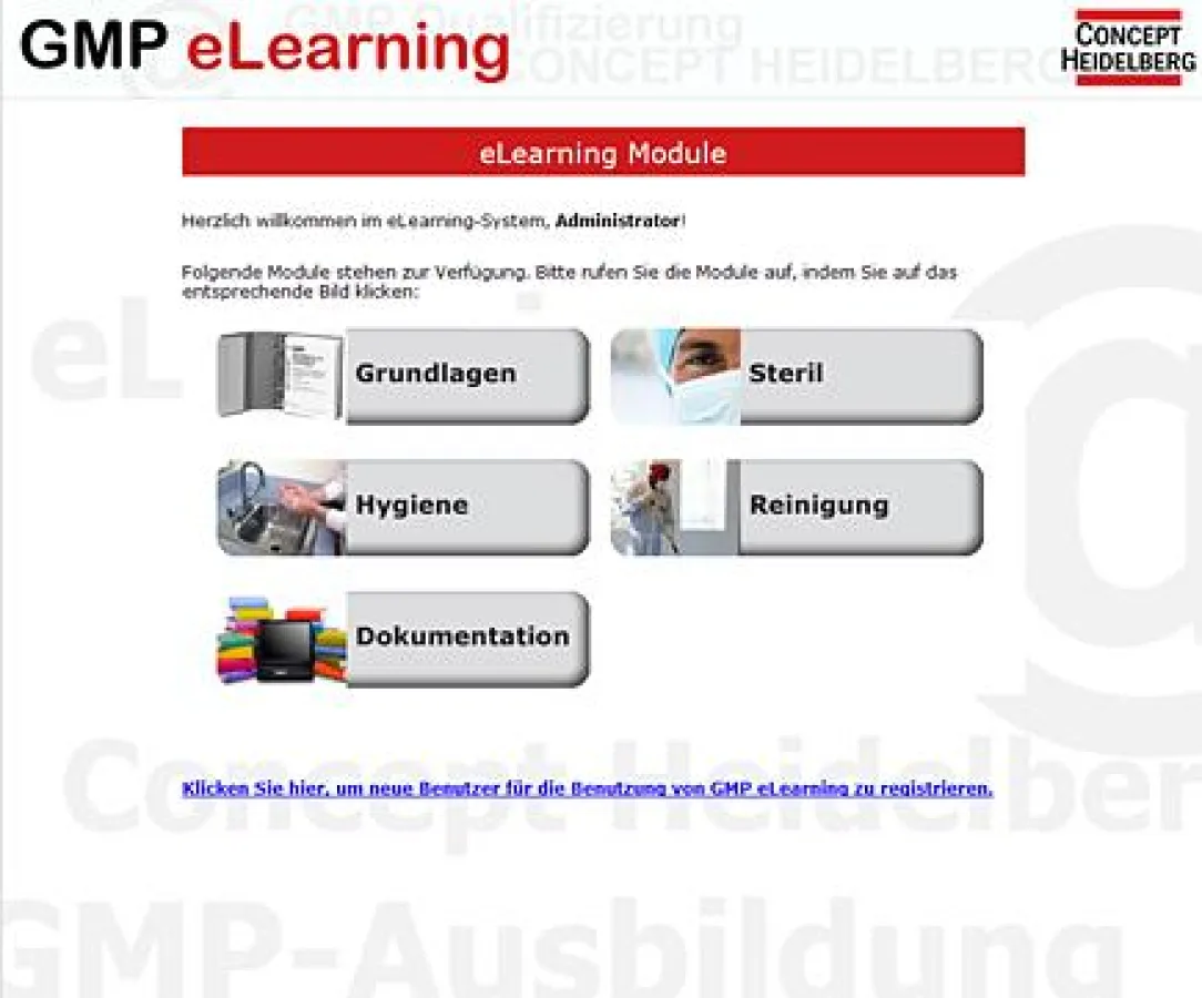 Das neue GMP eLearning-System von CONCEPT HEIDELBERG