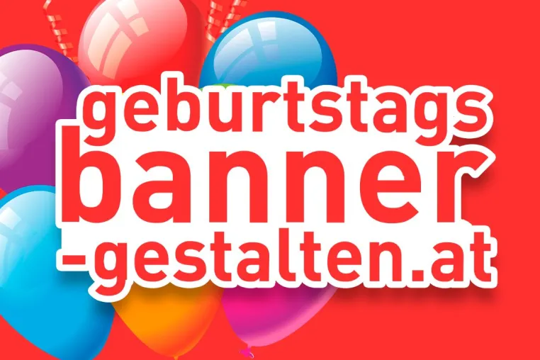 Bild: Geburtstagsbanner mit Humor – Personalisierte Deko aus Österreich begeistert Kunden