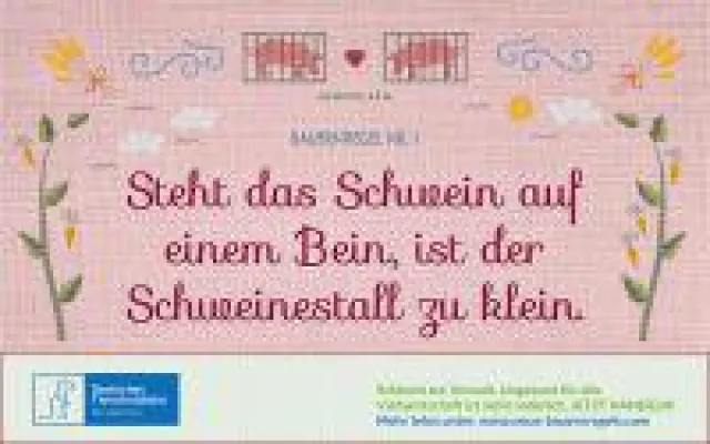 Bild: Deutsches Tierschutzbüro führt Plakat-Kampagne "Neue Bauernregeln" von Bundesumweltministerin Hendricks
