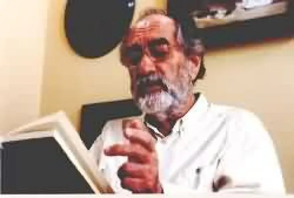 Bild: Heinz Nied rezensiert Tucholsky in Schöllkrippen