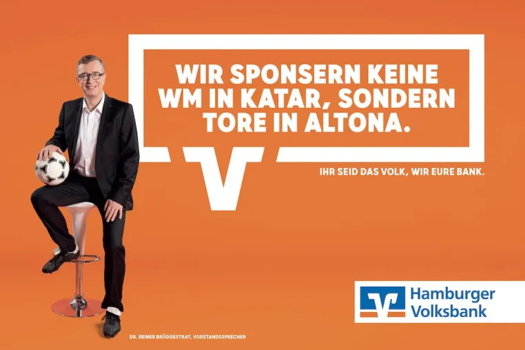 Bild: „Ihr seid das Volk, wir eure Bank.“ Markenrelaunch für Hamburger Volksbank