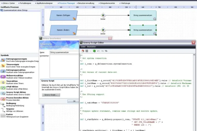 Bild: Noch flexiblere Unternehmensportale dank Groovy - Portalsoftware Intrexx Xtreme jetzt in Version 4.5