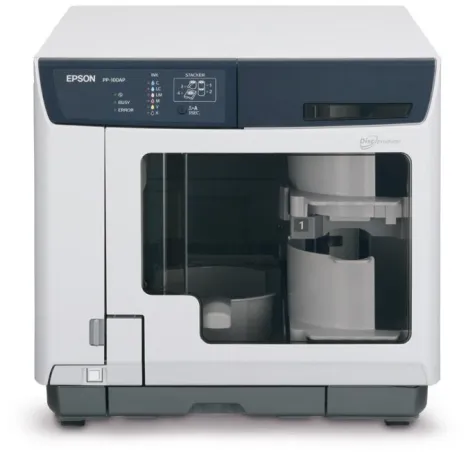 Bild: Neues Autoprinter-Modell des Epson Discproducer PP-100