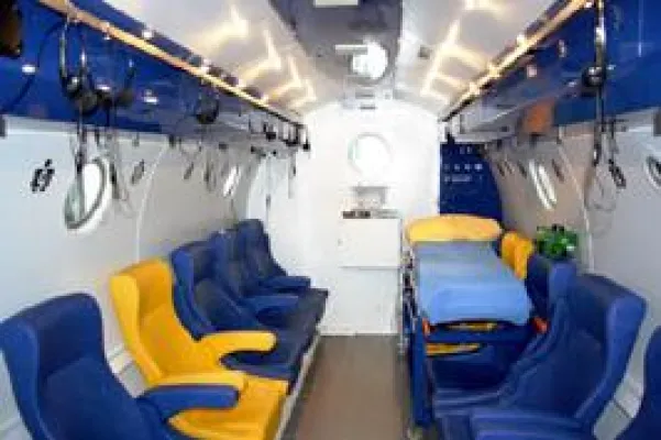 Bild: Nicht nur für Taucher: Die Druckkammer der Tagesklinik Söflingen