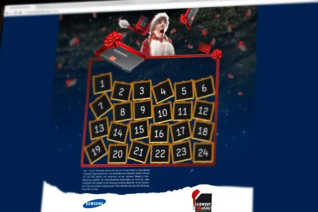 Bild: Siewert & Kau-Adventskalender: Bis Heiligabend jeden Tag drei SSDs von Samsung gewinnen