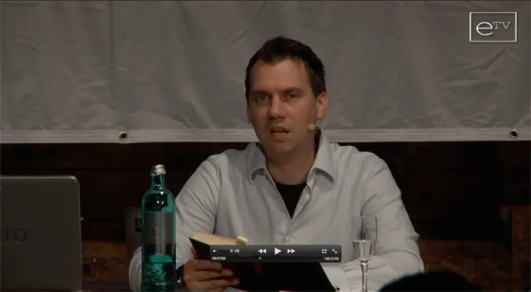 Bild: Sebastian Fitzek liest Psychothriller bei erlesen.TV