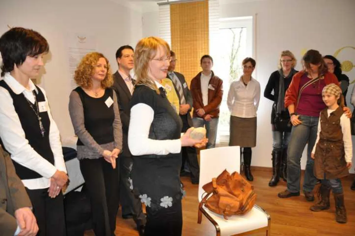 Ulrike Höpping von der Jörg Reker Stiftung präsentierte Ihre Erfahrungen beim offenen Informationsabend