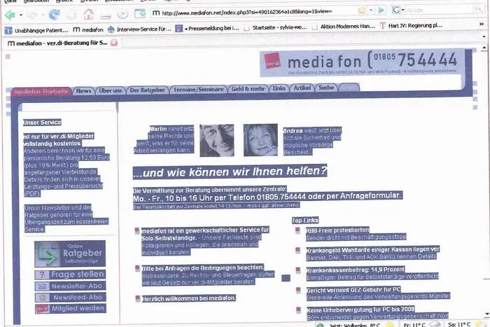 Bild: Wichtige Information für Selbständige  Die ersten GKV-Krankengeld-Wahltarife zum 1. 1. 2009 liegen jetzt vor