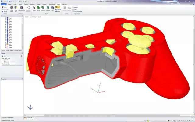 Bild: SpaceClaim Engineer 2014 Service Pack 1 für browserbasierte Zusammenarbeit und Vorbereitung von 3D-Drucken