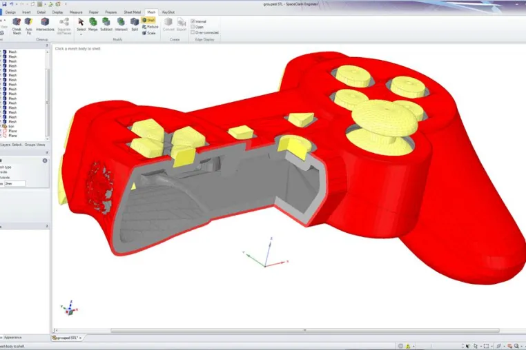 Bild: SpaceClaim Engineer 2014 Service Pack 1 für browserbasierte Zusammenarbeit und Vorbereitung von 3D-Drucken