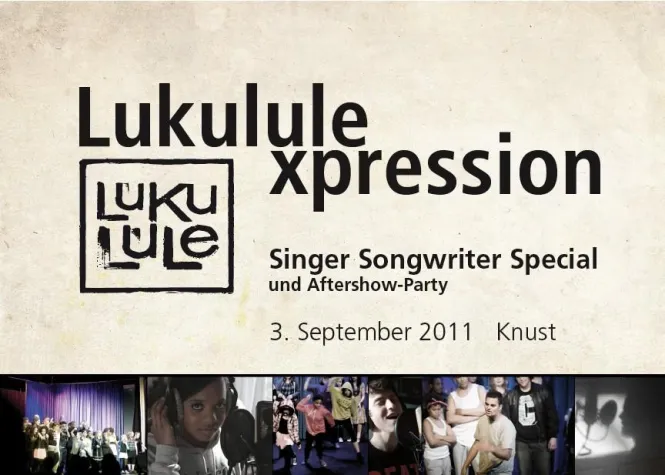 LUKULULE XPRESSION - Singer Songwriter Special Bild: LUKULULE XPRESSION - Singer Songwriter Special