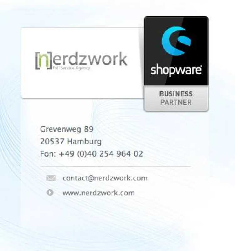 Nerdzwork GmbH als Shopware Vertriebspartner