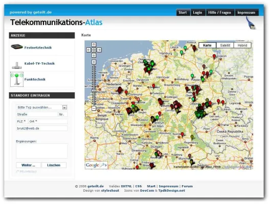 Bild: Breitband-Initiative stellt Infrastrukturatlas online