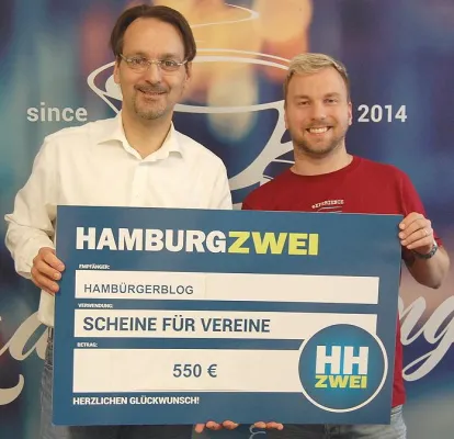 Bild: Radio HAMBURG ZWEI engagiert sich seit drei Jahren für Vereine
