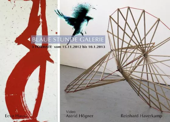 Bild: Ab 15.11.2012 zeigt die Galerie BLAUE STUNDE: 3 Formate - Video, Skulptur & Abstrakte Malerei