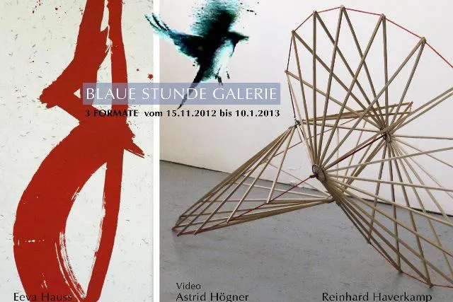Ab 15.11.2012 zeigt die Galerie BLAUE STUNDE: 3 Formate - Video, Skulptur & Abstrakte Malerei Bild: Ab 15.11.2012 zeigt die Galerie BLAUE STUNDE: 3 Formate - Video, Skulptur & Abstrakte Malerei