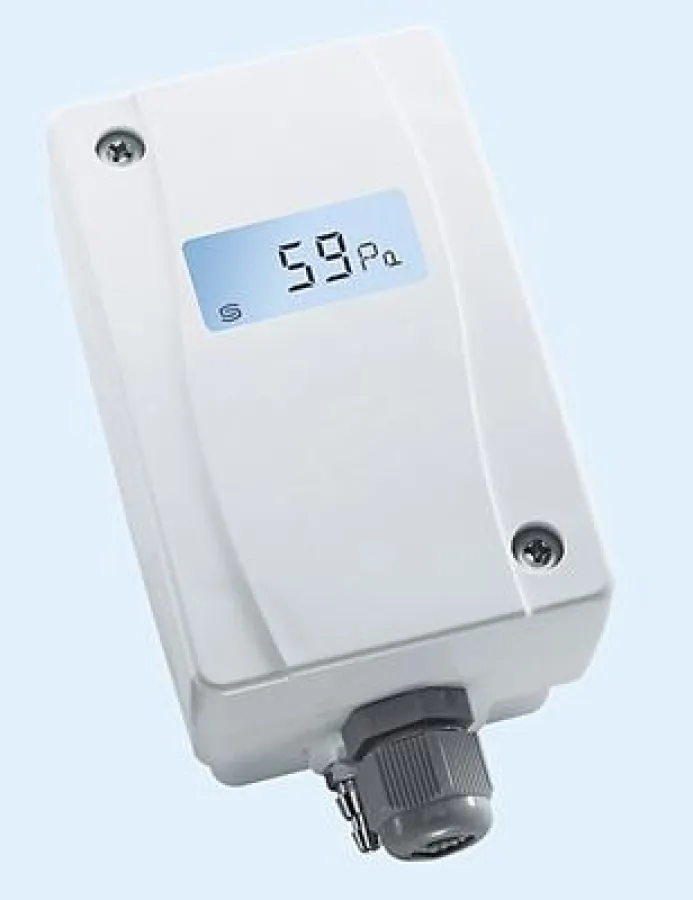 Der S+S Drucksensor PREMASGARD® 1140 ist mit vier umschaltbaren Messbereichen und mit Display ausgestattet.