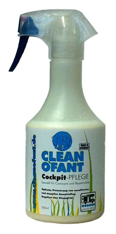 CLEANOFANT Cockpitpflege für Wohnwagen und Wohnmobil