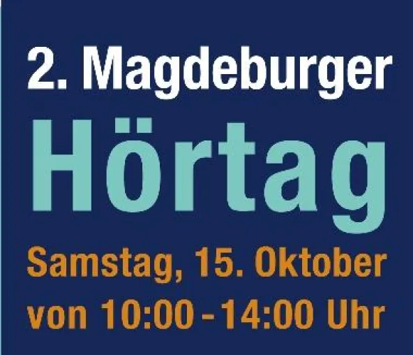 2. Magdeburger Hörtag am 15. Oktober im Gesundheitszentrum (Haltestelle AOK) Bild: 2. Magdeburger Hörtag am 15. Oktober im Gesundheitszentrum (Haltestelle AOK)