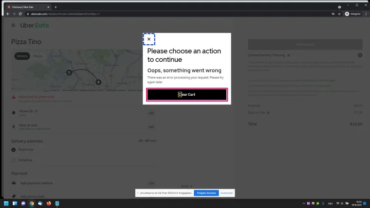 Bild: Food-Lieferdienste lassen Blinde am langen Arm verhungern