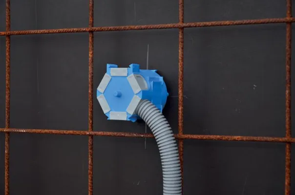 Betondose mit Quick-Fix-Technik Bild: Betondose mit Quick-Fix-Technik