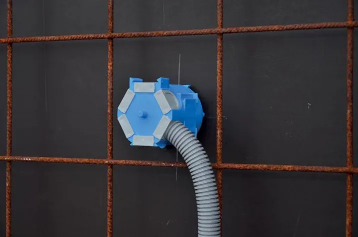 Betondose mit Quick-Fix-Technik Bild: Betondose mit Quick-Fix-Technik