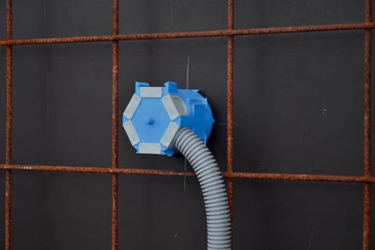 Bild: Betondose mit Quick-Fix-Technik