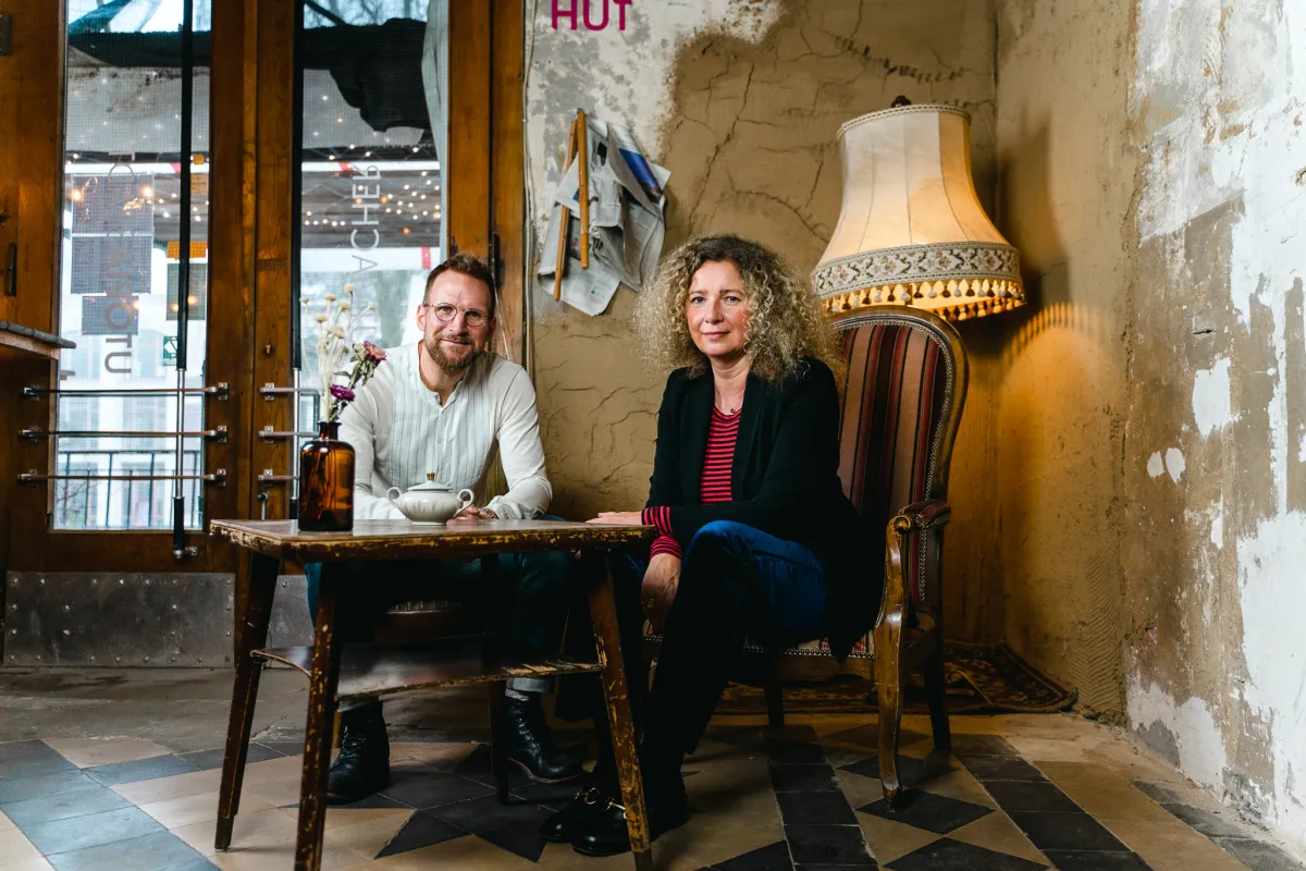 Geschäftsführer der Wertefabrik, Silke Otto und Christoph Bader (© Yassin Mahr)