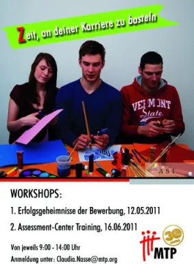 Bild: MTP Paderborn: Zeit an deiner Karriere zu basteln - A.S.I. Workshops erleichtern den Start ins Arbeitsleben