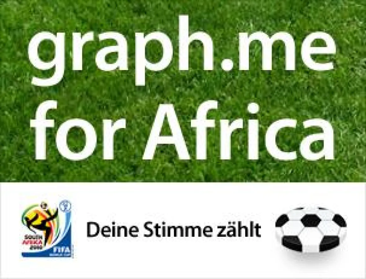 graph.me for Africa. Diejenigen unterstützen, die wirklich Hilfe brauchen.