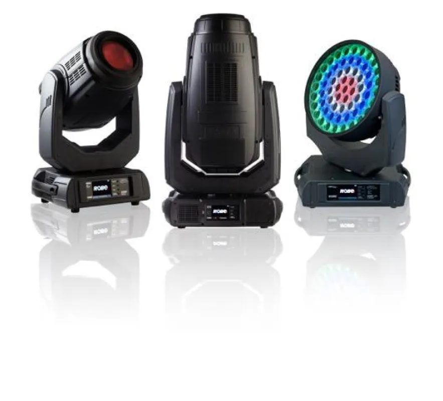 Movinglights Pointe, BMFL und LEDWash 1200 von ROBE (Foto: LMP)