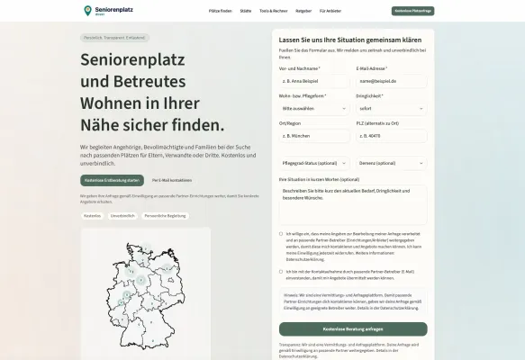 Pflegeplatz finden: So unterstützen Sie Ihre Angehörigen richtig Bild: Pflegeplatz finden: So unterstützen Sie Ihre Angehörigen richtig