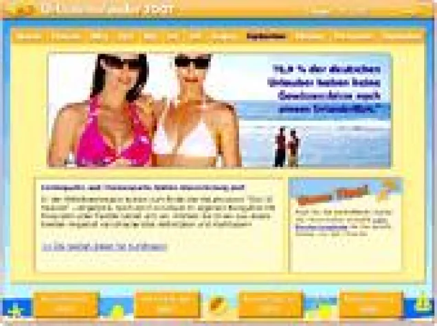 Bild: Mit dem Urlaubsplaner 2007 clever planen, sparen und verreisen