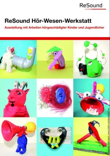 Bild: Hör-Wesen gehen auf Reisen - Wanderausstellung mit Arbeiten hörgeschädigter Kinder gestartet