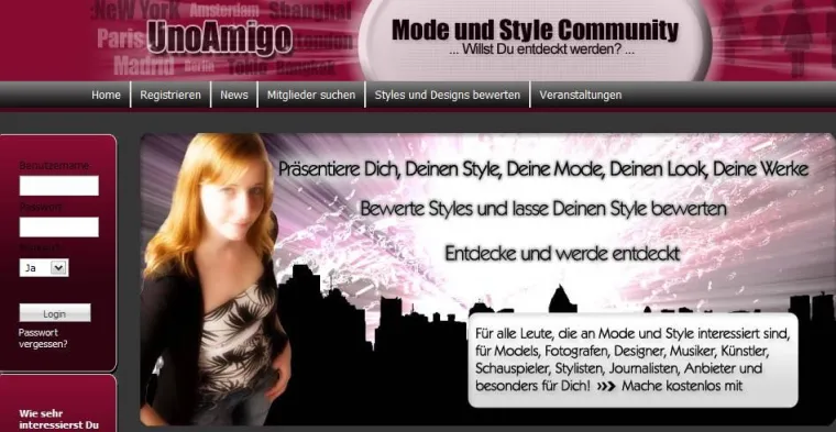 Bild: UnoAmigo.de mit neuen Funktionen und Redesign