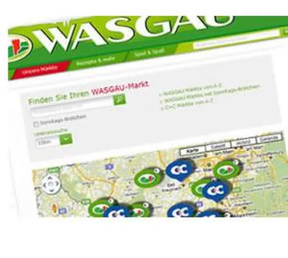Bild: Website-Relaunch der WASGAU AG
