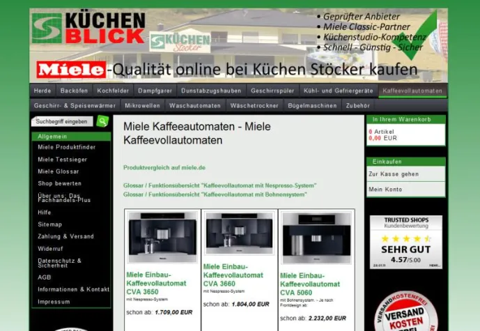 Bild: Miele Kaffeevollautomaten online kaufen