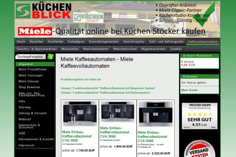 Miele Kaffeevollautomaten online kaufen Bild: Miele Kaffeevollautomaten online kaufen