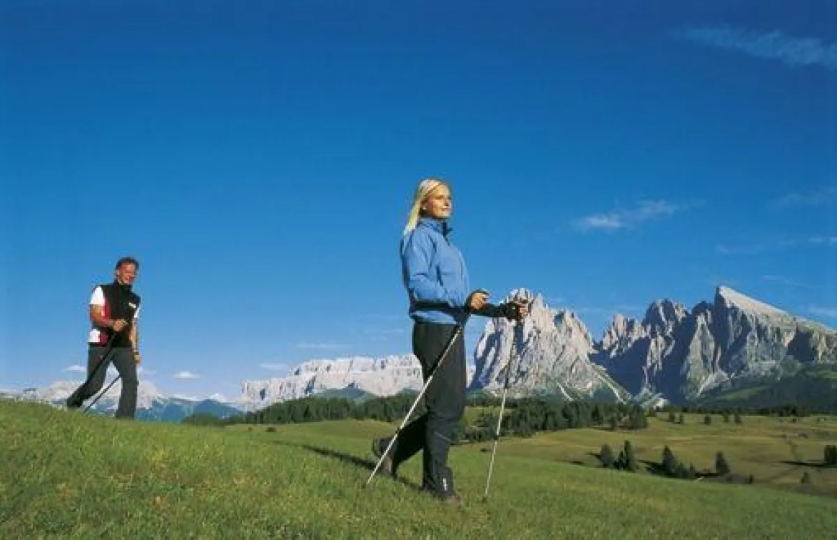 Mit den Vitalpina Hotels die schönsten Nordic Walking-Touren Südtirols entdecken