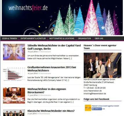 Bild: Weihnachtsfeiern sind wichtig für das Betriebsklima