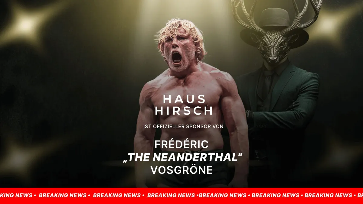  HausHirsch Immobilien wird offizieller Sponsor von MMA-Kämpfer Frédéric Vosgröne (© HausHirsch )