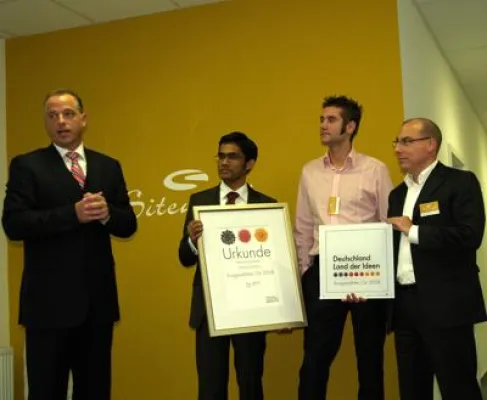 Bild: Sitewards ist "Besonderer Ort der Ideen 2008"